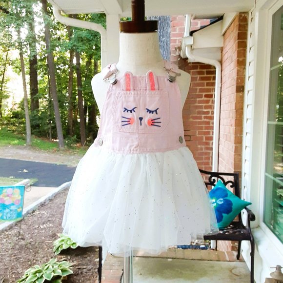 OshKosh B'gosh Other - Oshkosh B'gosh Overall Bunny Jumper Dress